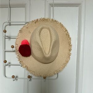 Hat Attack Beach Hat with Pompom